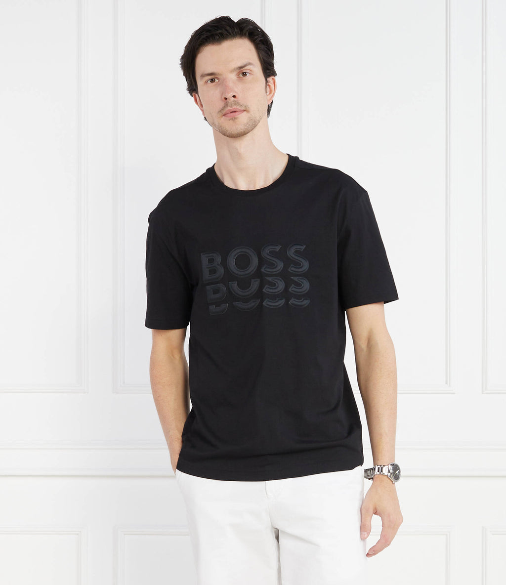 Black Regular Fit T-Shirt (Black, M)