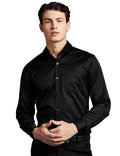Men’s Black Slim Fit Formal & Casual Shirt Full Sleeve Solid Shirt Pack of 1